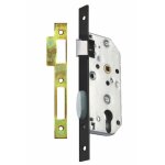 Serrure  larder  cylindre - axe 40 mm - bouts carrs - d455 vachette