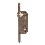 Serrure  larder  cylindre - coffre troit - axe 40 - gauche - d4500 vachette