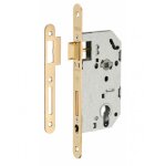 Serrure � larder � cylindre - t�ti�re laitonn� - axe 50 mm - monomax fth thirard
