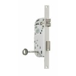 Serrure � larder � p�ne dormant - t�ti�re carr�e - axe 40 - g - d25 vachette