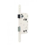 Serrure � larder r�versible bec - de - cane � condamnation - d13 - blanc - axe 50 mm vachette assa abloy ...