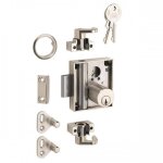 Serrure de meuble 3 points espagnolette 7020 - avec 2 cls - main droite junie