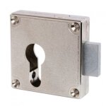 Serrure de meuble espagnolette 5464 - 3 points - axe 40 mm vachette