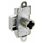 Serrure de meuble - rversible -  palastre - pour cylindre z23 - diamtre broche 25 mm lehmann