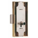 Serrure de meuble s45 - axe 20 mm - largeur 38 mm - main droite serfa