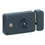 Serrure de portail en applique - cylindre europen - main droite fth thirard