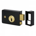 Serrure de portail en applique horizontale 925 - main droite mtalux