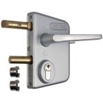 Serrure de portail - cylindre européen - gris alu - lckx locinox Serrure de portail - cylindre européen - gris alu - lckx locinox