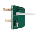 Serrure de portail - cylindre européen - vert - lc 40 locinox Serrure de portail - cylindre européen - vert - lc 40 locinox