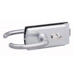Serrure porte en verre - cloison aluminium - chrom� mat - 4380. 31. 0 assa abloy