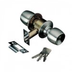 Serrure tubulaire -  cl extrieure -  bouton intrieur - v 58 vachette