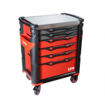 Servante 6 tiroirs - composition de 135 outils - 416 - 135mz sam outillage