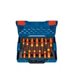 Set de 13 tournevis vde isol�s avec testeur de phase unipolaire - 1600a02nf9 bosch