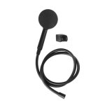 Set de douche round - douchette conomique et flexible avec support disflex