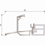 Seuil isol 56 rt pour portes - fentres bois,  rupture de pont thermique bilcocq