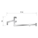 Seuil de porte d'entre bois en aluminium - spr bilcocq