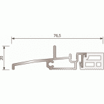 Seuil sp 56 pour portes - fentres bois,  rupture de pont thermique - 3 m bilcocq
