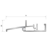 Seuil sp20 pour portes - fentres bois bilcocq