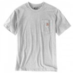 T - shirt en coton avec poche dearborn pocket - gris - xl carhartt