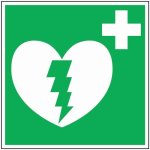 Signaltique dfibrillateur - carr rigide novap