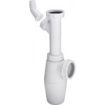 Siphon d'vier  culot dmontable et prise machine  laver viega