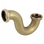 Siphon d'vier gain de place en laiton nicoll
