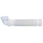 Siphon d'vier souple  membrane extra - plat - sans garde d'eau - senzo