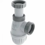 Siphon de lavabo - bi matière - avec joints surmoulés - sortie Ø32 mm valentin Siphon de lavabo - bi matière - avec joints surmoulés - sortie Ø32 mm valentin