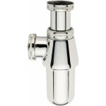 Siphon de lavabo et bidet laiton 33 / 42 chrom grand culot viega