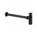 Siphon lavabo cylindrix - design noir valentin