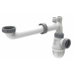 Siphon de lavabo dport - diamtre 32 mm - gain de place - connectic valentin