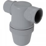 Siphon pvc de parcours � coller entr�e horizontale - 32 yf1c nicoll