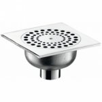 Siphon de sol avec grille inviolable - 140 x 140 mm delabie