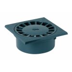 Siphon de sol en pvc sable - 150 x 150 mm - sortie m50 - f40 / 63 - sc456s nicoll