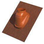 Solin ubiflex - pour toiture 25 - 45 - avec bavette - 500x500 mm ocre ubbink