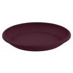 Soucoupe universelle - diamtre 30 cm - rouge bourgogne - osaka eda plastiques