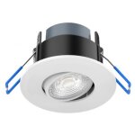 Spot encastré orientable 4, 5 / 6w cct ip65 coupe - feu - mauna iii plus tilt kosnic Spot encastré orientable 4, 5 / 6w cct ip65 coupe - feu - mauna iii plus tilt kosnic
