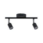 Spot � �quiper gu10 max 2x10w - ip44 - gradable - anthracite - carolina paulmann