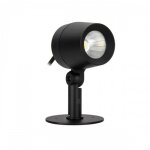 Spot de jardin 8w 4000k noir aslo