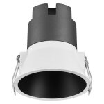 Spot led encastrable 10w - 3000 k - 800 lm - blanc / noir - twist ledvance