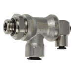 Stop - vrin 7880 - laiton nickel - diamtre 6 mm - mle 1 / 4  - bspp cylindrique parker legris