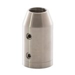 Support barre remplissage - fixe - 40x40 - inox 304 design production