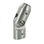 Support barre remplissage - orientable - 42, 4mm - inox 304 - bross - x1 design production
