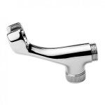 Support de douchette t�l�phone en abs chrom� nicoll