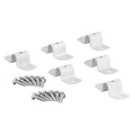 Support de fixation pour tablette bois - kit de 6 pices elfa