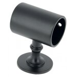 Support en laiton pour corde de rampe - �30 mm - largeur 60 mm - noir mat cadap