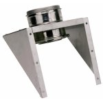 Support mural pour conduit pellets - 80 x 130 mm - duoten ten Support mural pour conduit pellets - 80 x 130 mm - duoten ten