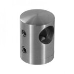 Support transversal - pour barre 12 mm - tube 40 x 40 mm - inox 316 design production