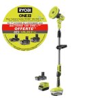 Surfaceuse t�lescopique 18v one + ? - �150mm + 1 batterie 2ah - r18tps - 120g ryobi