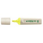Surligneur � pointe biseaut�e - jaune - e 24 ecoline - par 10 edding